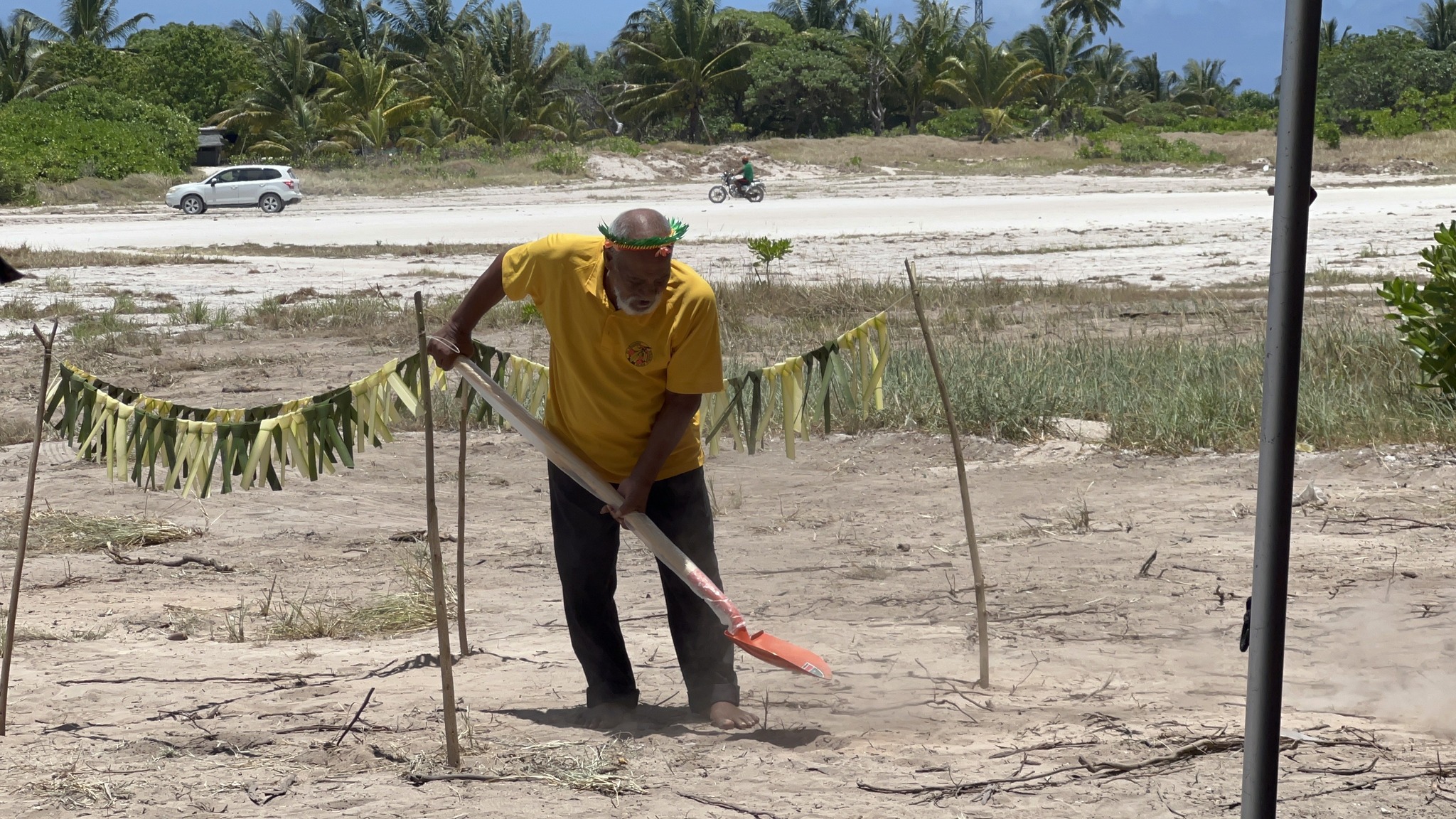 Groundbreaking of new clinic for te Nii-Itikai community.